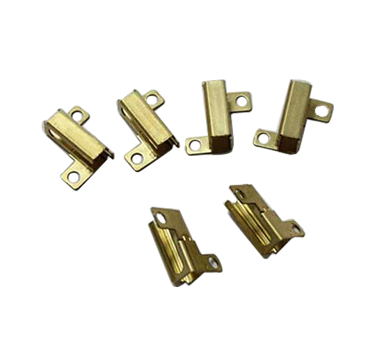 Brass terminal and contact